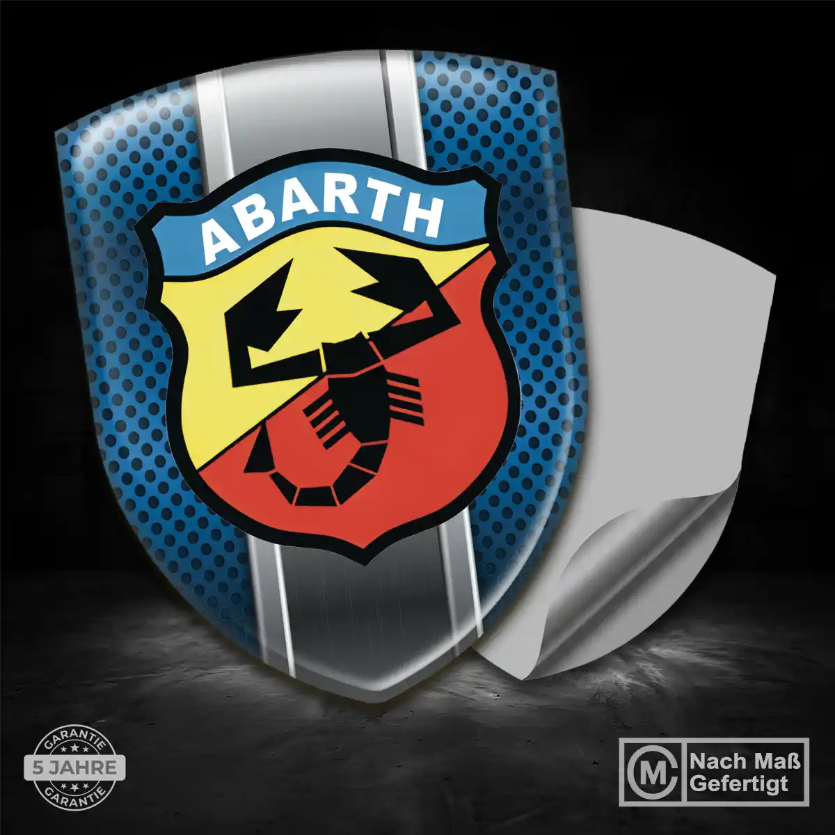 Abarth Silikon Aufkleber Embleme Modernes Design