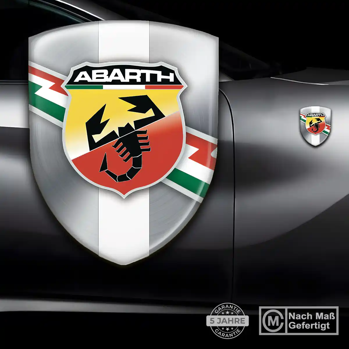Abarth Silikon Aufkleber Exterieurdesign