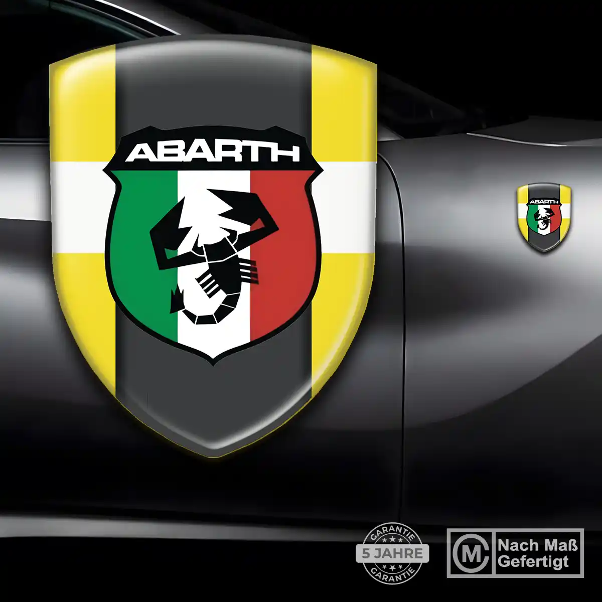 Abarth Silikon Aufkleber Hohe Qualität