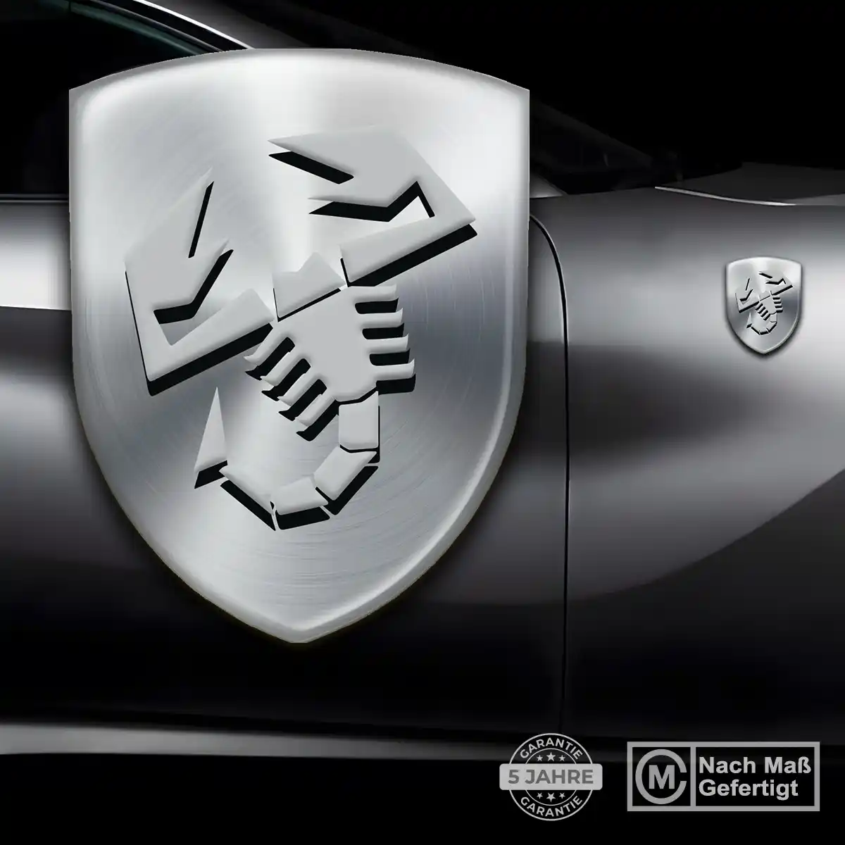 Abarth Silikon Aufkleber Limitierte Auflage