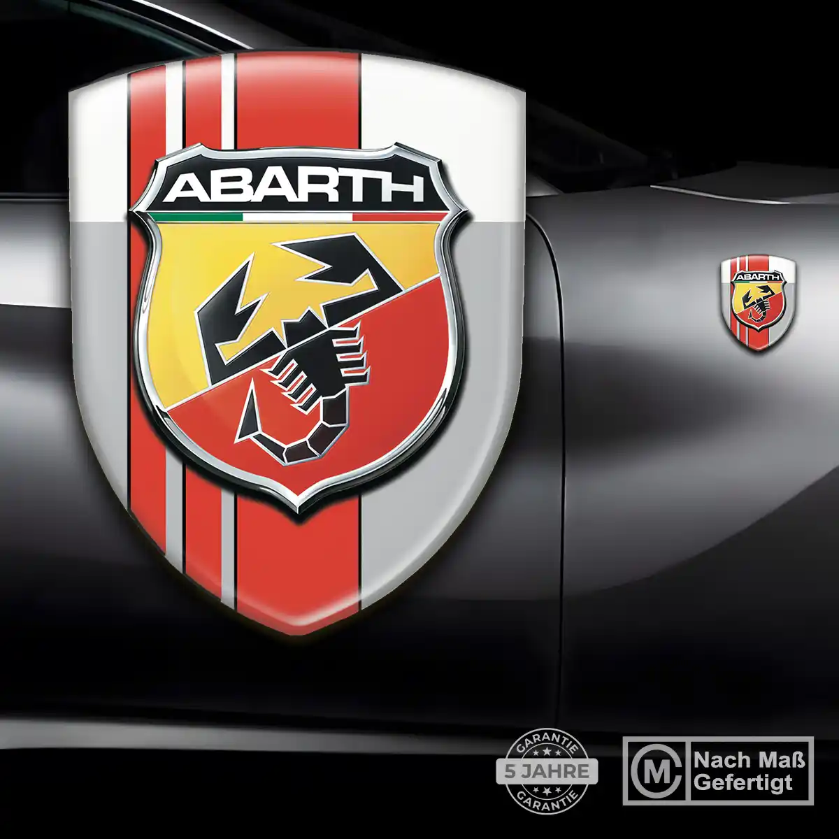 Abarth Silikon Aufkleber Luxus-Edition