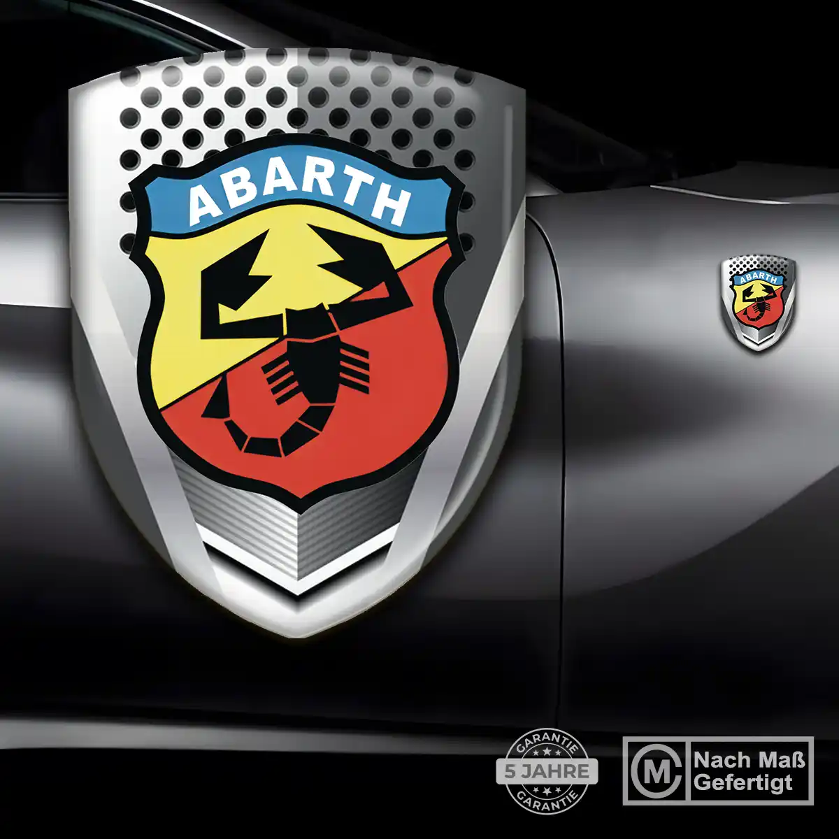 Abarth Silikon Aufkleber Markenedition