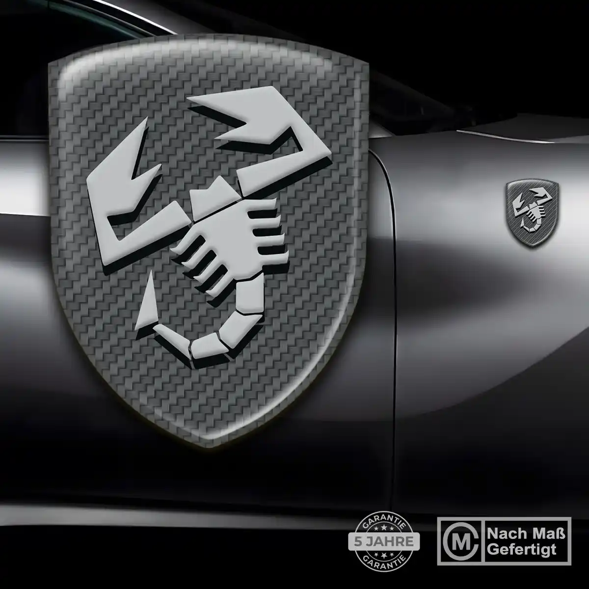 Abarth Silikon Aufkleber Modernes Design