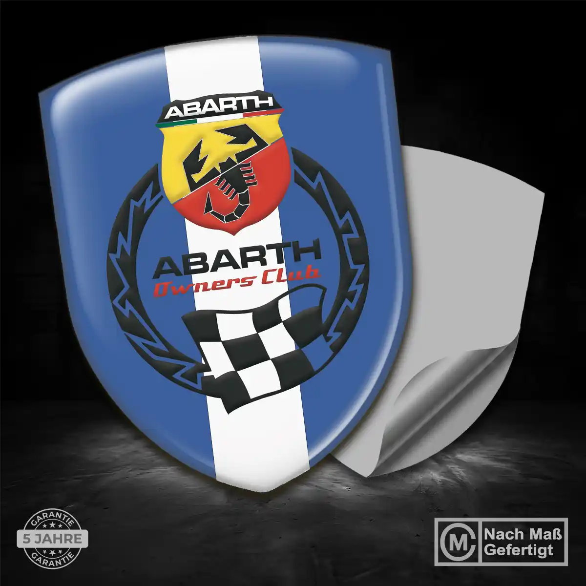 Abarth Wappen Aufkleber Ausdrucksstarkes Design