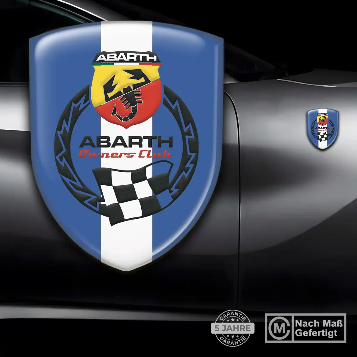 Abarth Wappen Aufkleber Ausdrucksstarkes Design