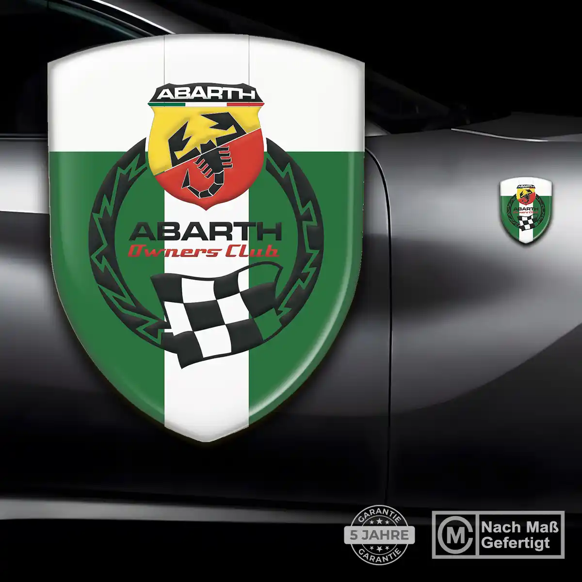 Abarth Wappen Aufkleber Auto Anspruchsvolles Design