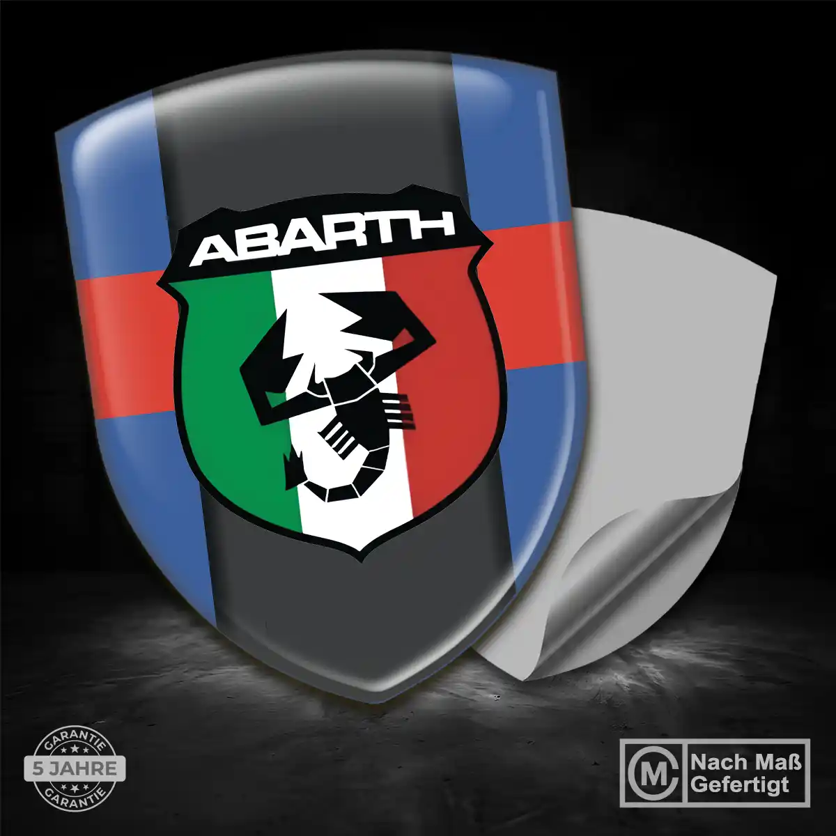 Abarth Wappen Aufkleber Auto Ausdrucksstarkes Design