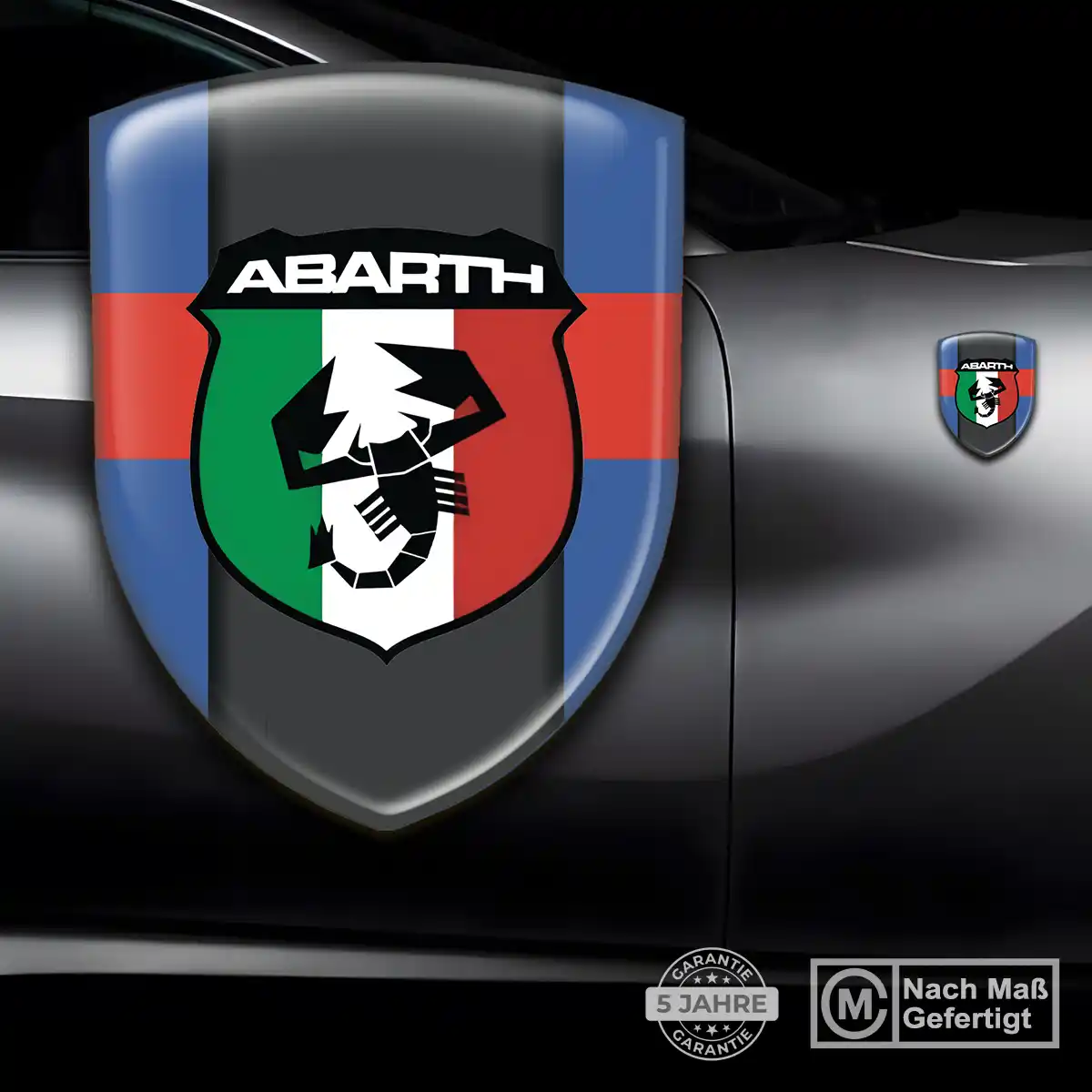 Abarth Wappen Aufkleber Auto Ausdrucksstarkes Design