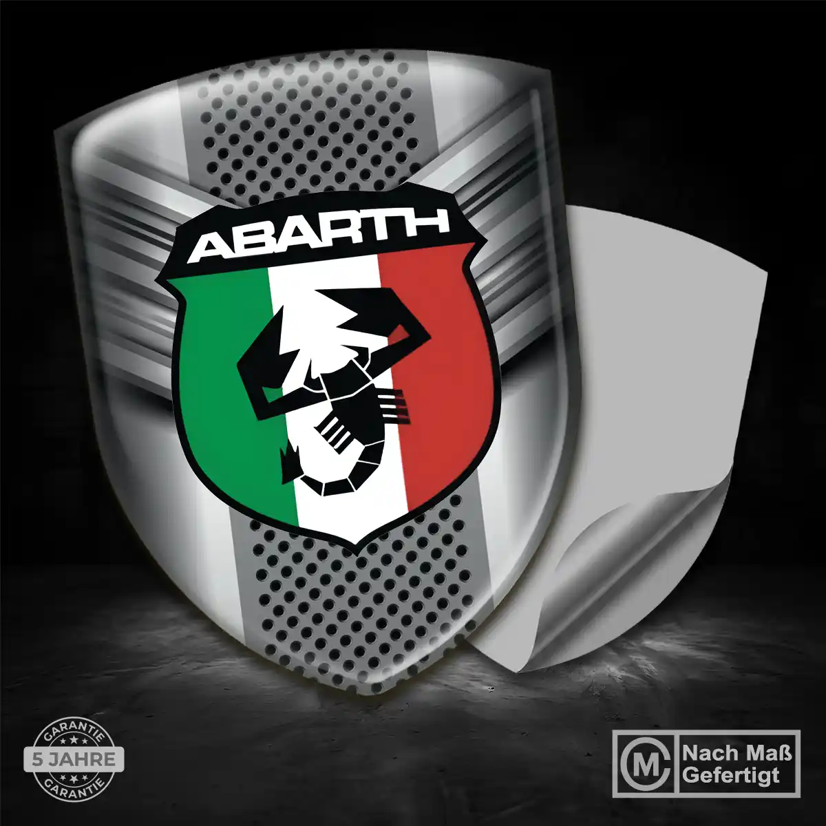 Abarth Wappen Aufkleber Auto Überzeugende Qualität