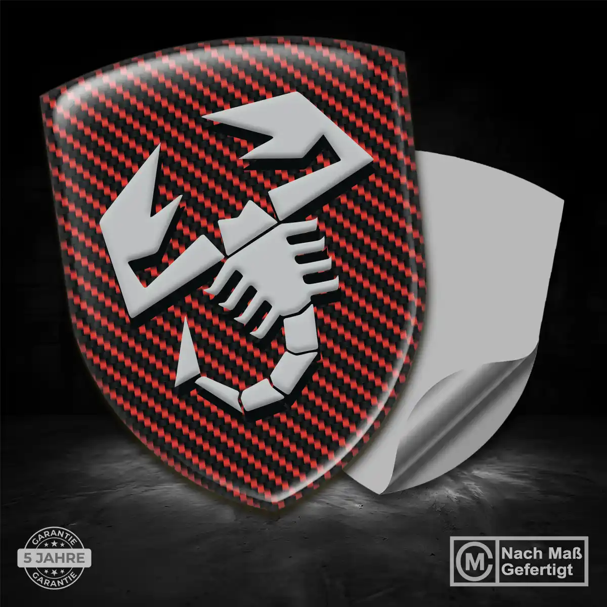 Abarth Wappen Aufkleber Auto Erstklassige Qualität