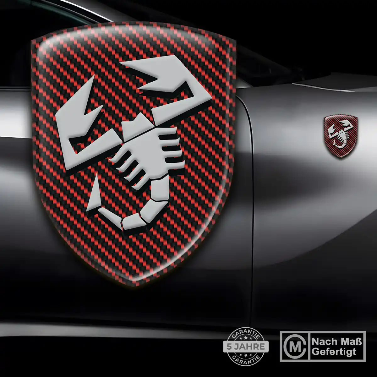 Abarth Wappen Aufkleber Auto Erstklassige Qualität
