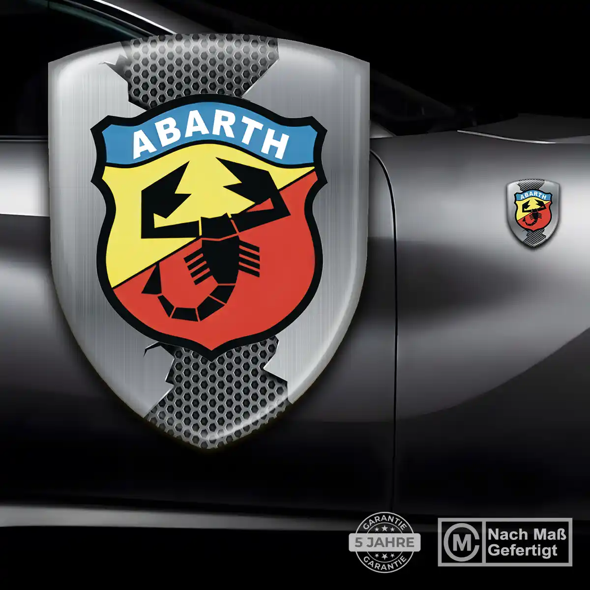 Abarth Wappen Aufkleber Auto Limitierte Auflage