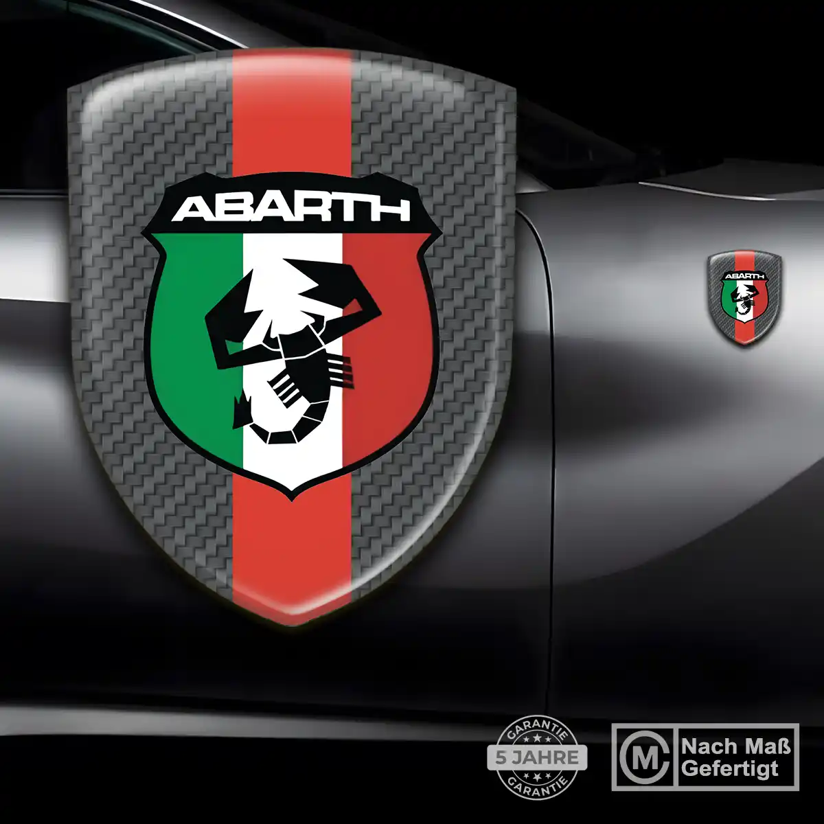 Abarth Wappen Aufkleber Auto Markenedition