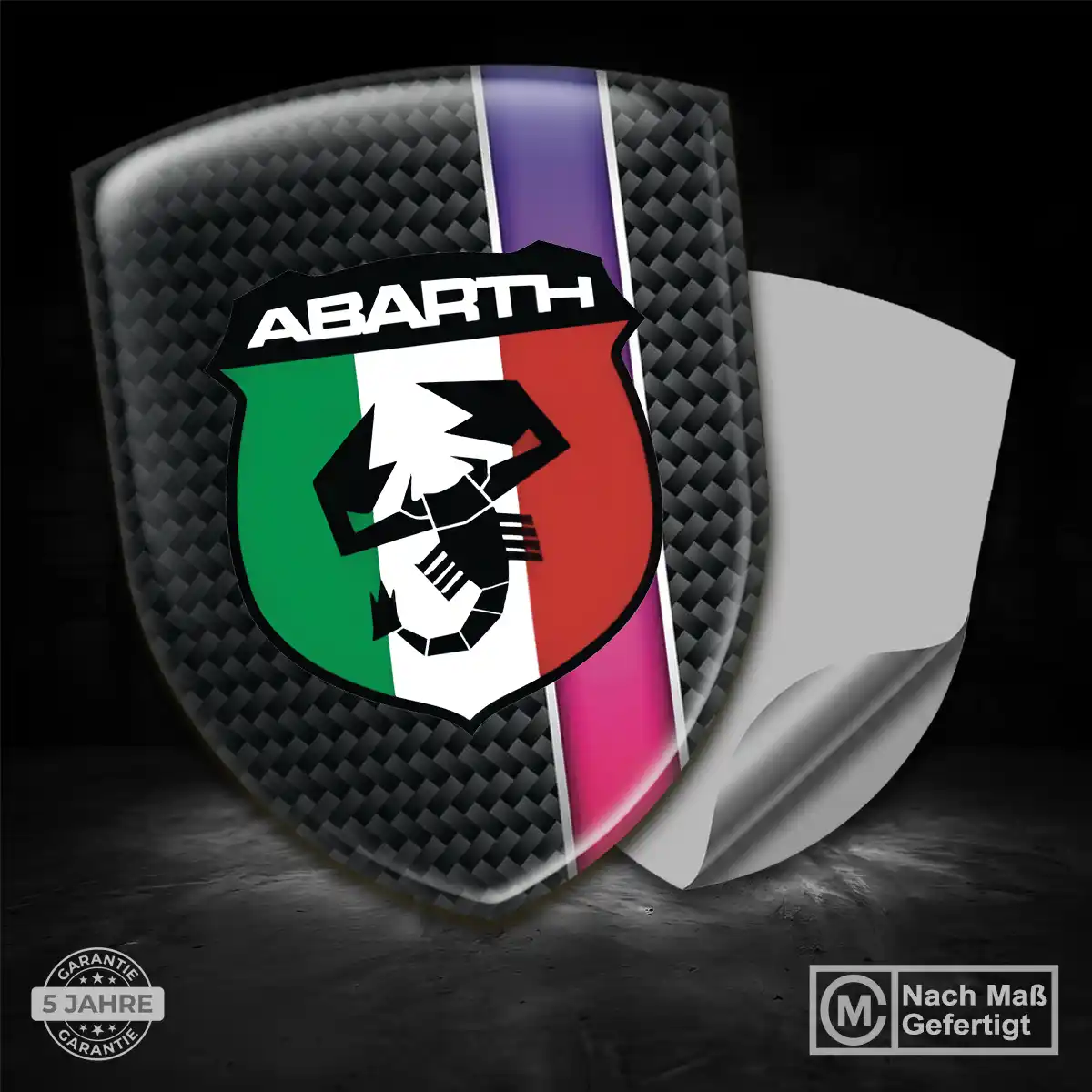 Abarth Wappen Aufkleber Auto Modernes Design