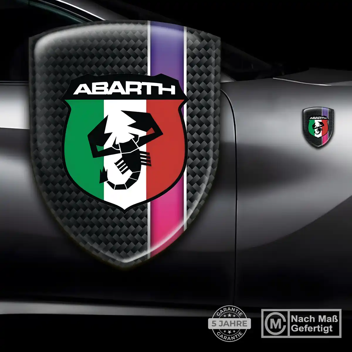 Abarth Wappen Aufkleber Auto Modernes Design