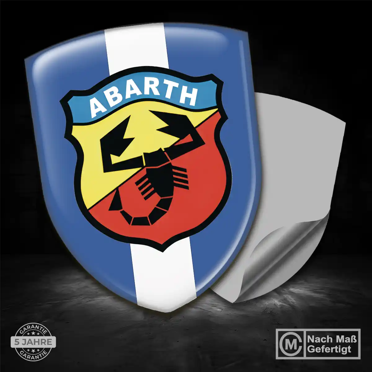 Abarth Wappen Aufkleber Auto Spitzenqualität