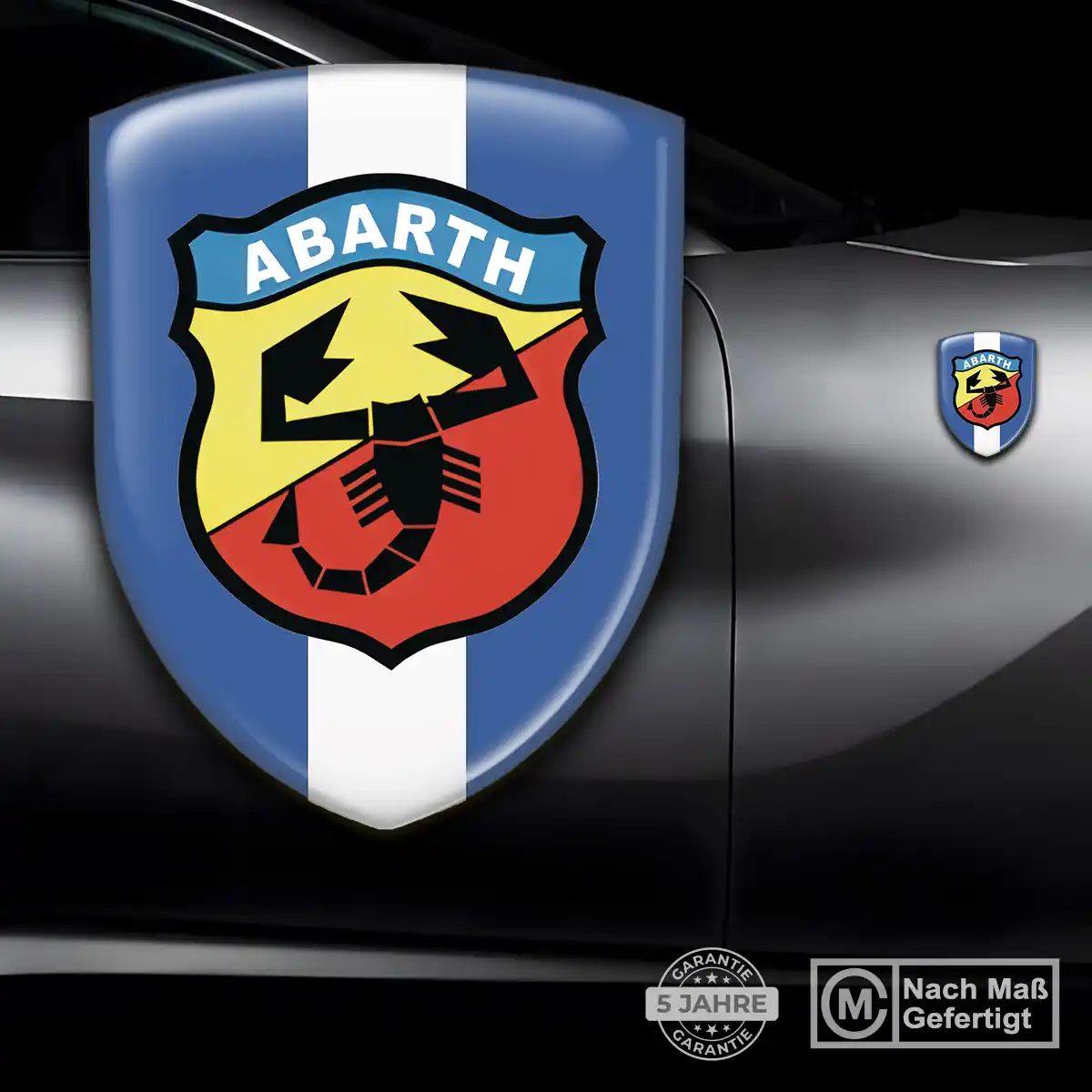 Abarth Wappen Aufkleber Auto Spitzenqualität