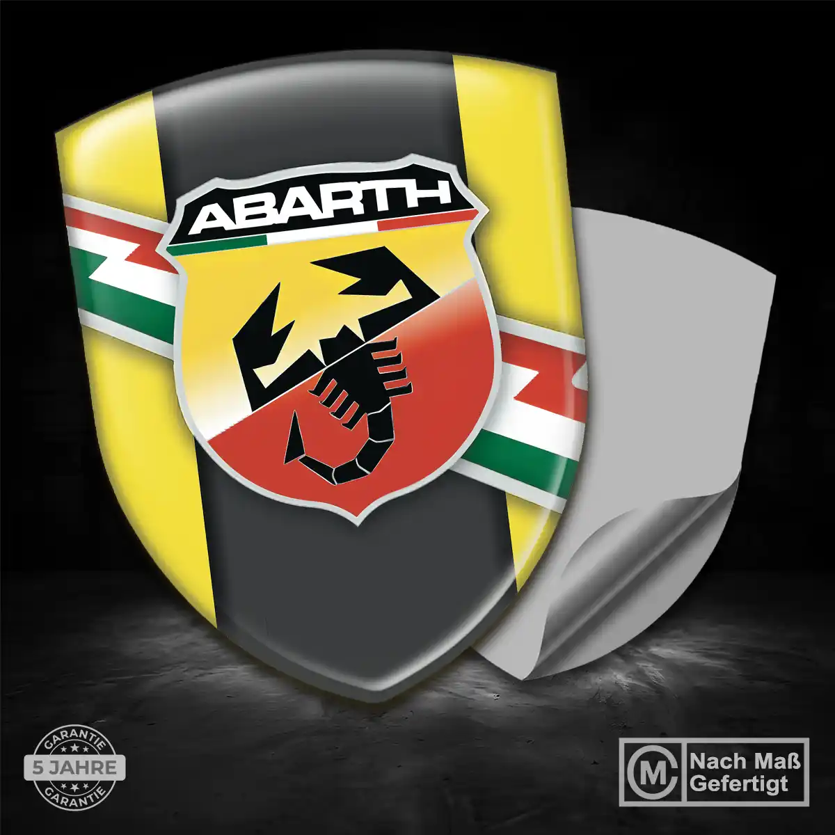 Abarth Wappen Aufkleber Überzeugende Qualität