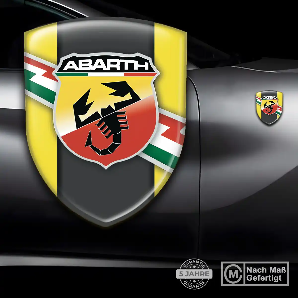 Abarth Wappen Aufkleber Überzeugende Qualität