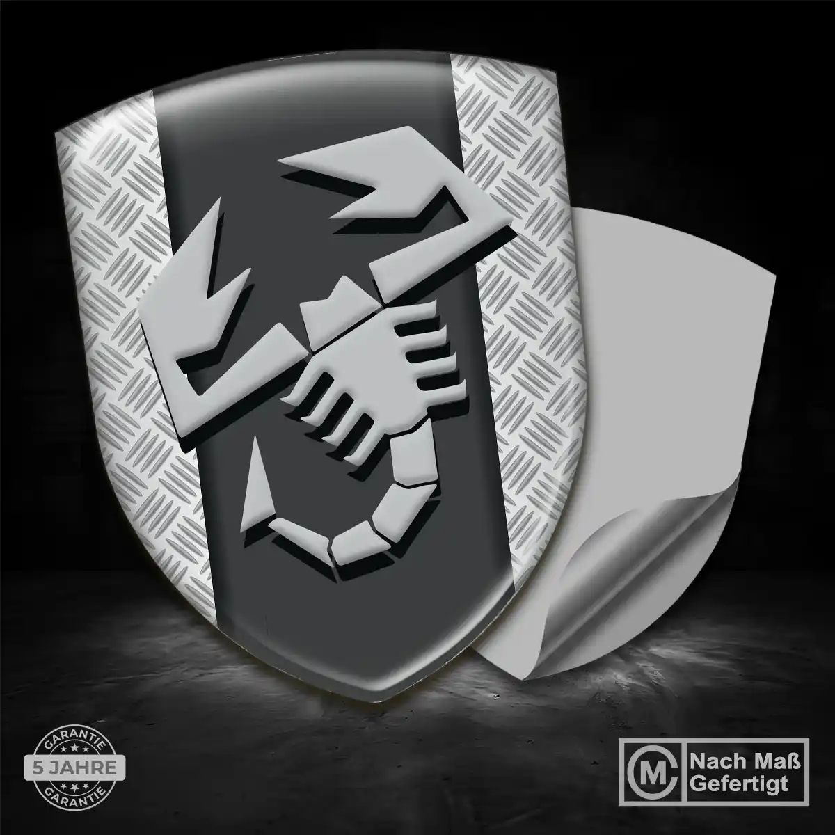 Abarth Wappen Aufkleber Emblem Anspruchsvolles Design