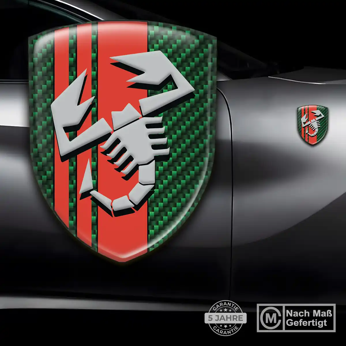 Abarth Wappen Aufkleber Emblem Auto Elegantes Design