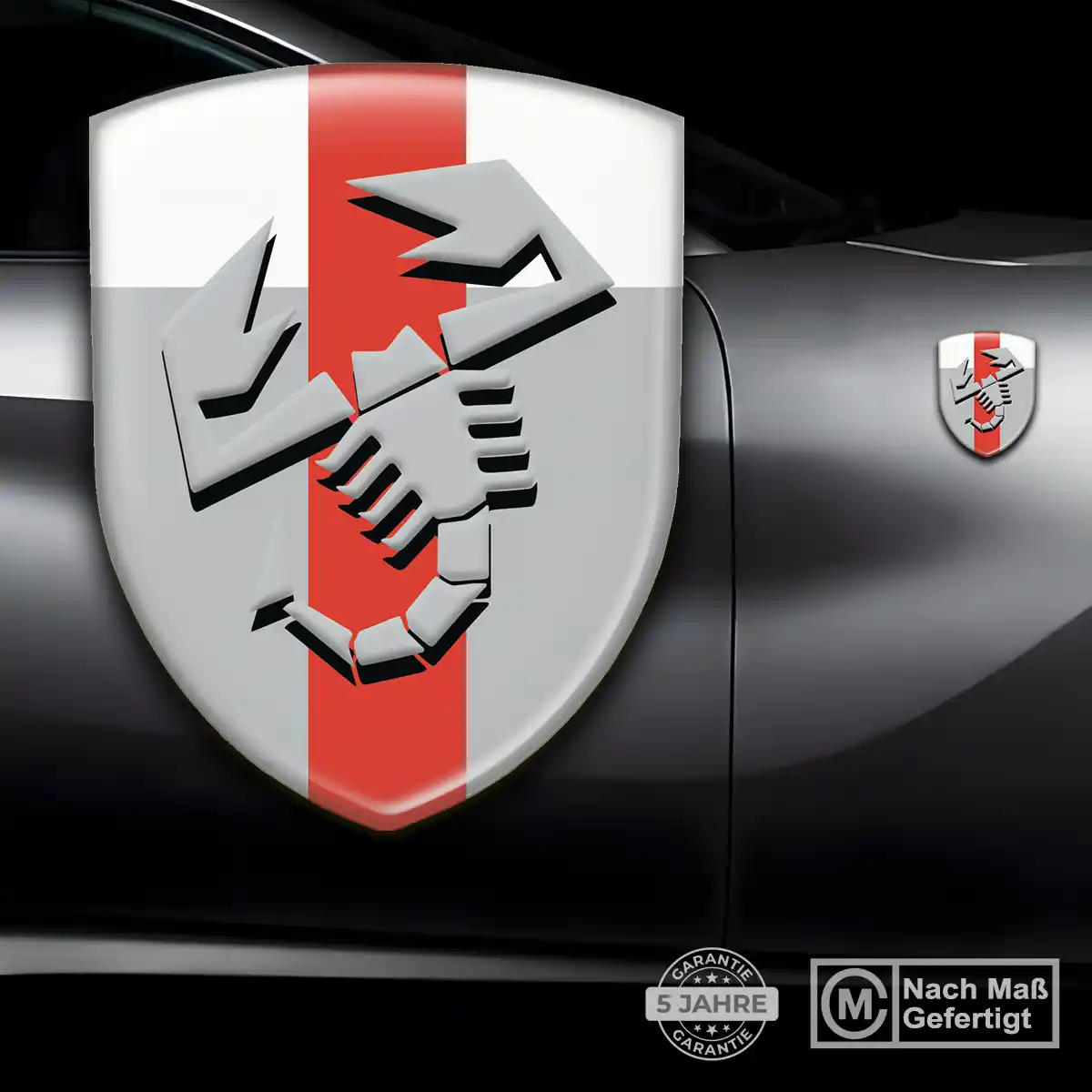Abarth Wappen Aufkleber Emblem Auto Erstklassige Qualität