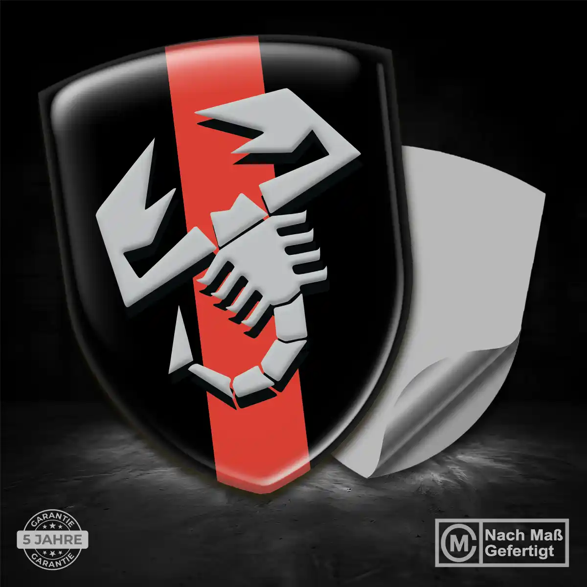 Abarth Wappen Aufkleber Emblem Auto Limitierte Auflage