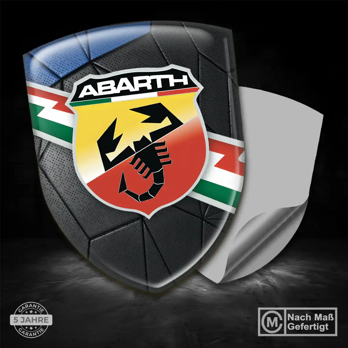 Abarth Wappen Aufkleber Emblem Auto Premiumqualität