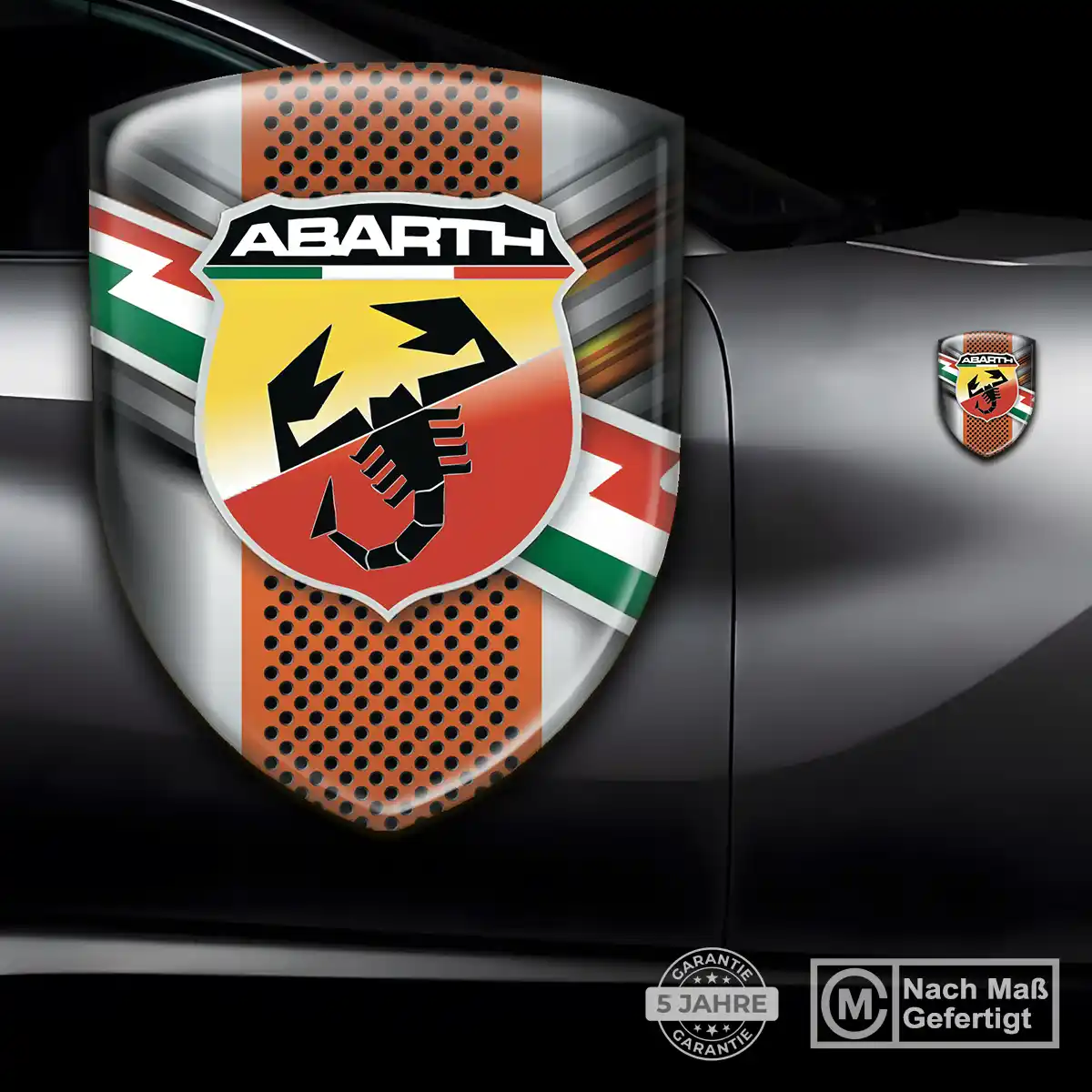 Abarth Wappen Aufkleber Emblem Auto Spitzenqualität