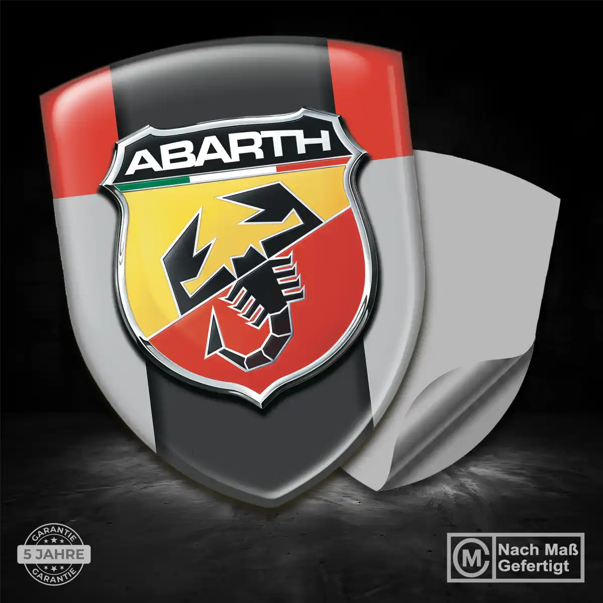 Abarth Wappen Aufkleber Emblem Auto Stilvolles Design