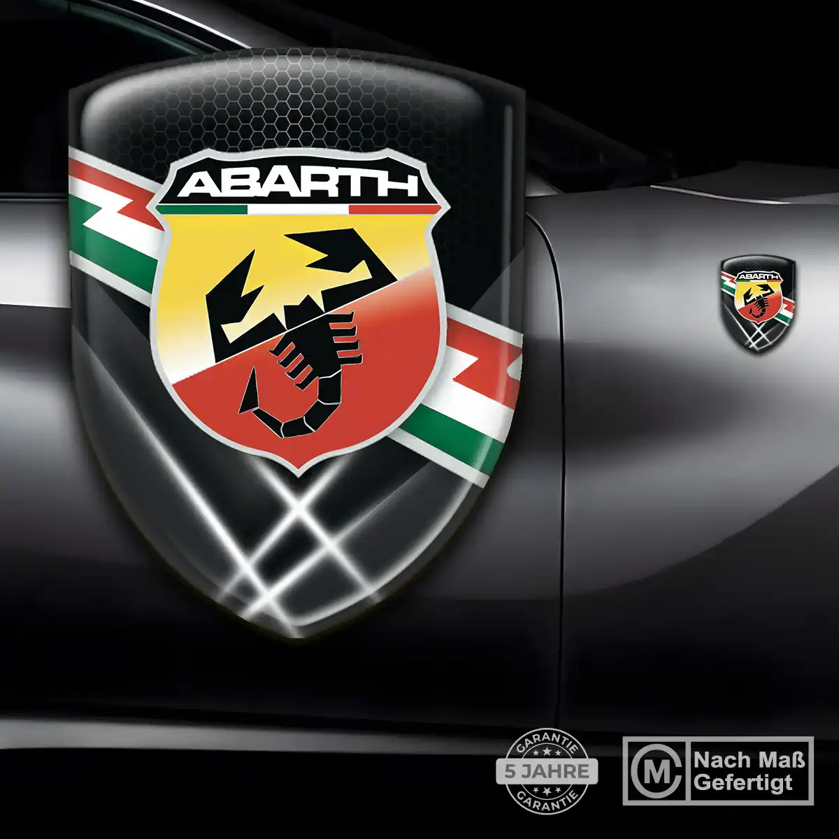 Abarth Wappen Aufkleber Emblem Auto Tuningfahrzeug