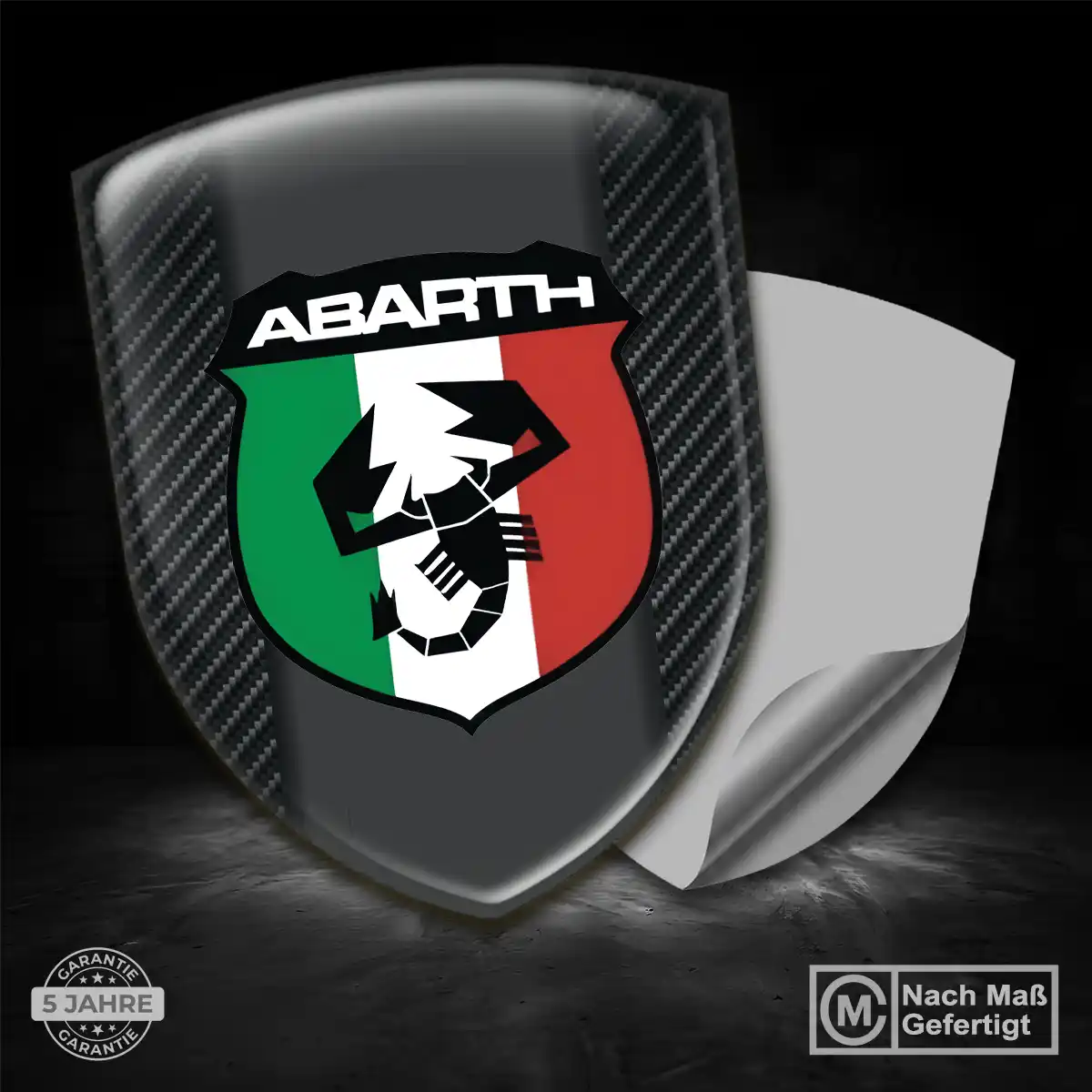 Abarth Wappen Aufkleber Emblem Edles Design