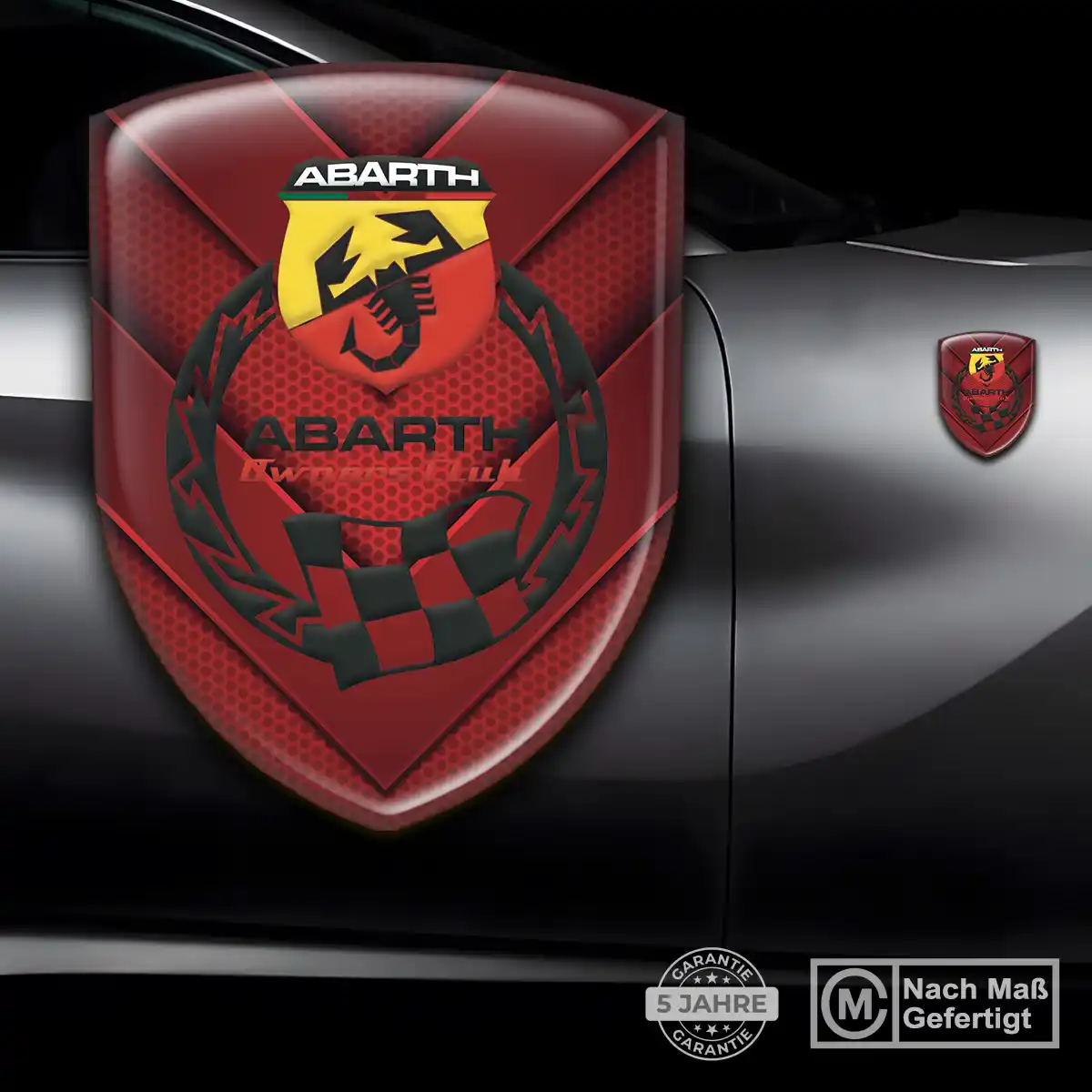 Abarth Wappen Aufkleber Emblem Limitierte Auflage