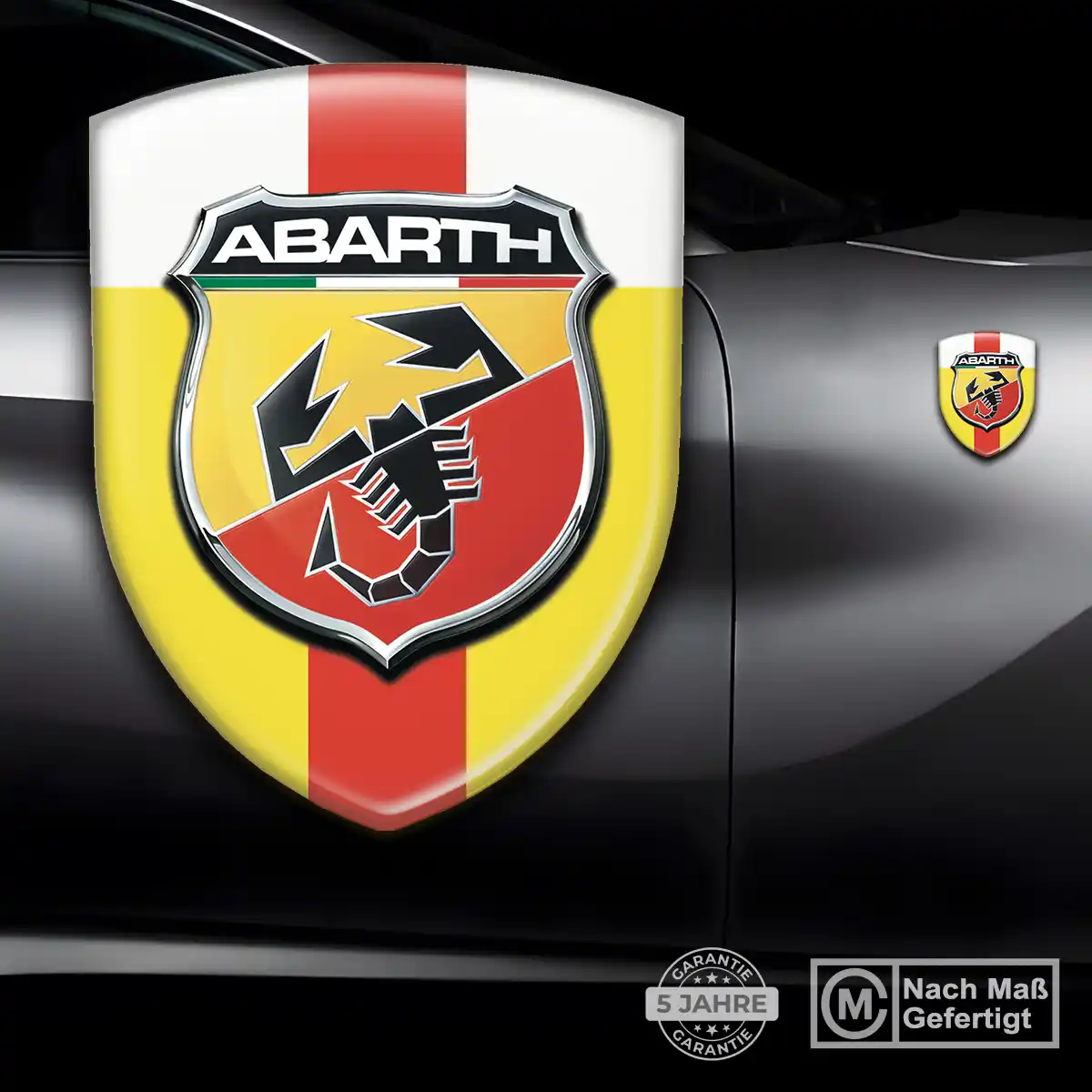 Abarth Wappen Aufkleber Emblem Markenedition