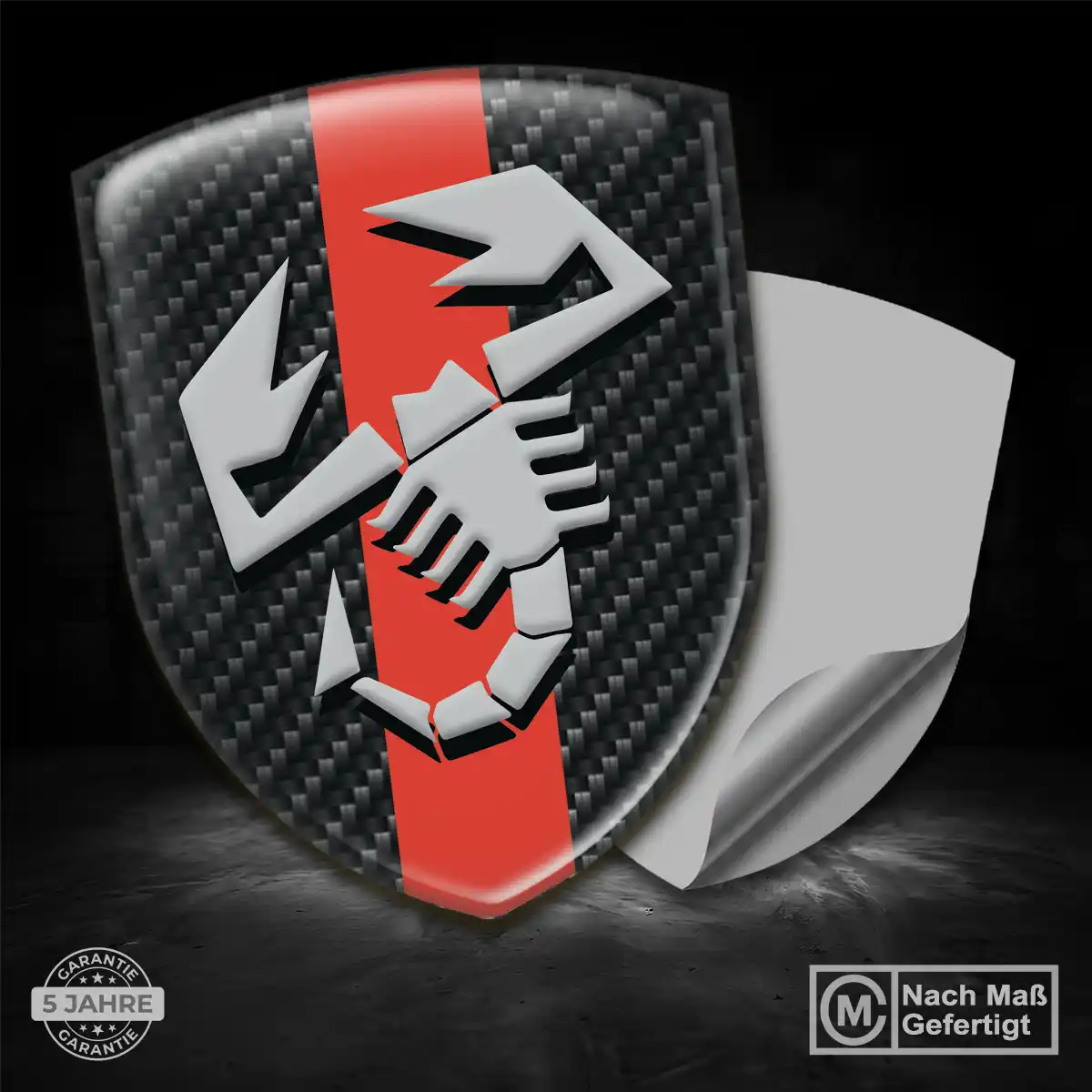 Abarth Wappen Aufkleber Emblem Modernes Design