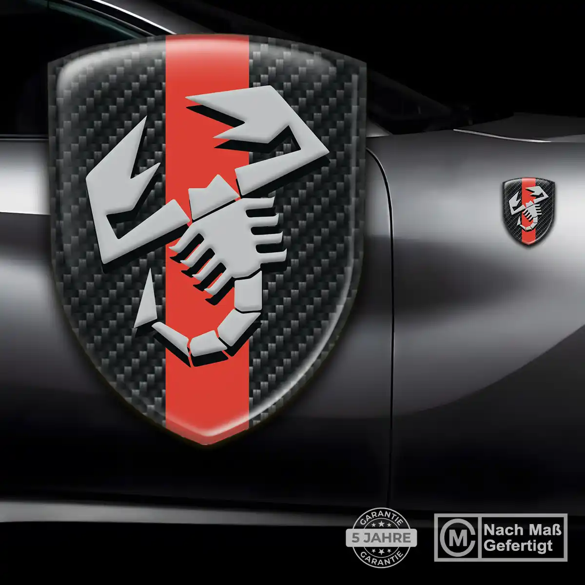 Abarth Wappen Aufkleber Emblem Modernes Design