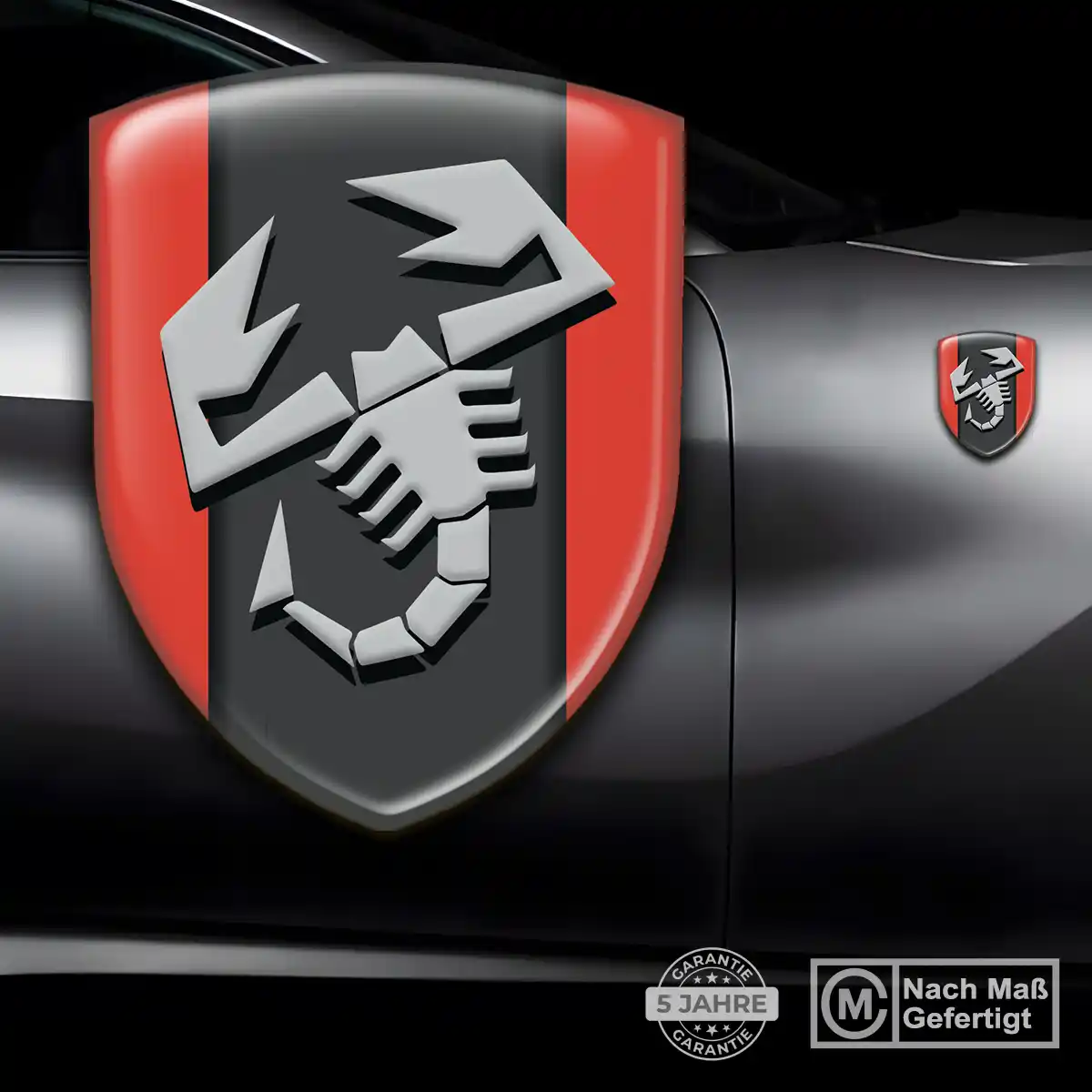 Abarth Wappen Aufkleber Emblem Spitzenqualität