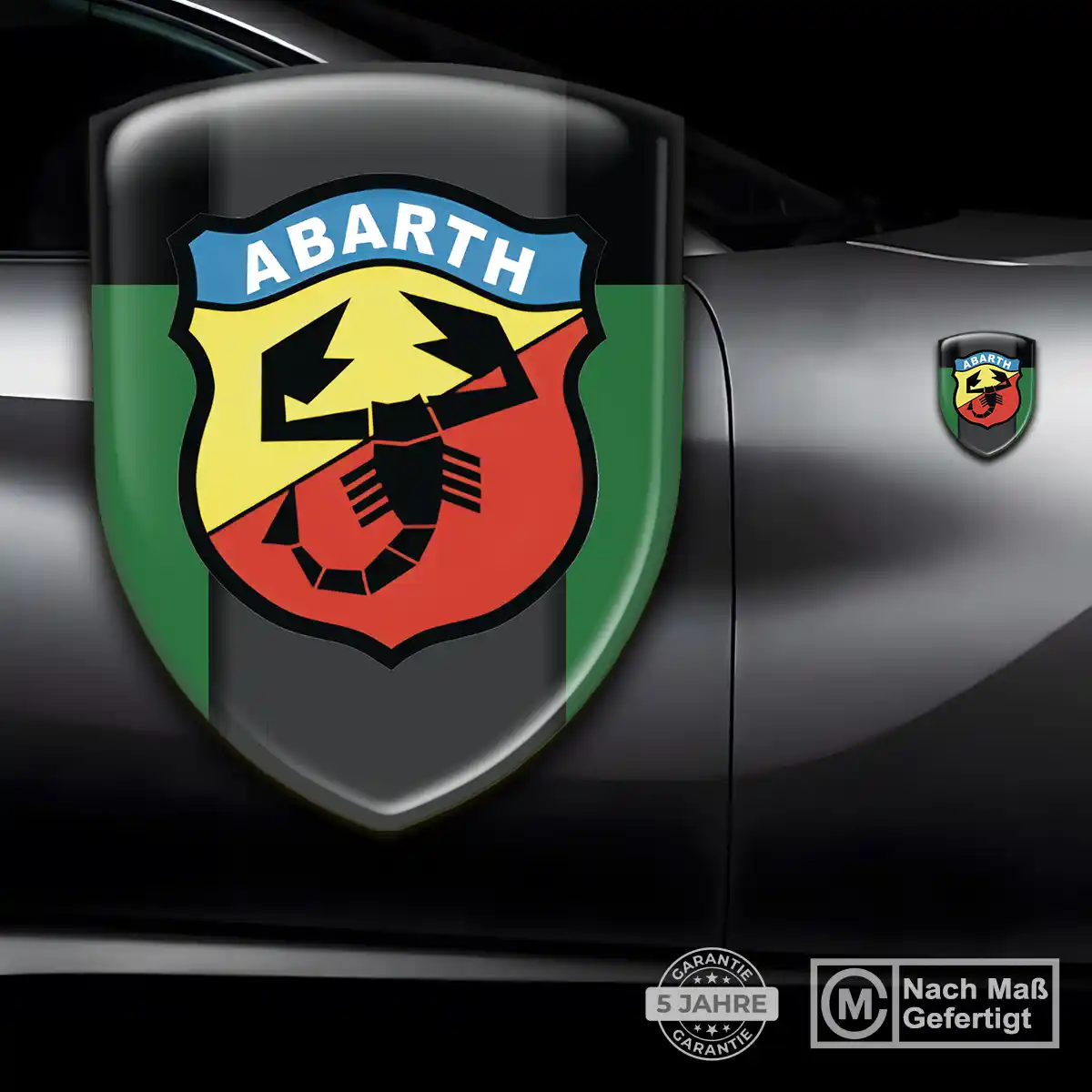 Abarth Wappen Aufkleber Höchste Qualität