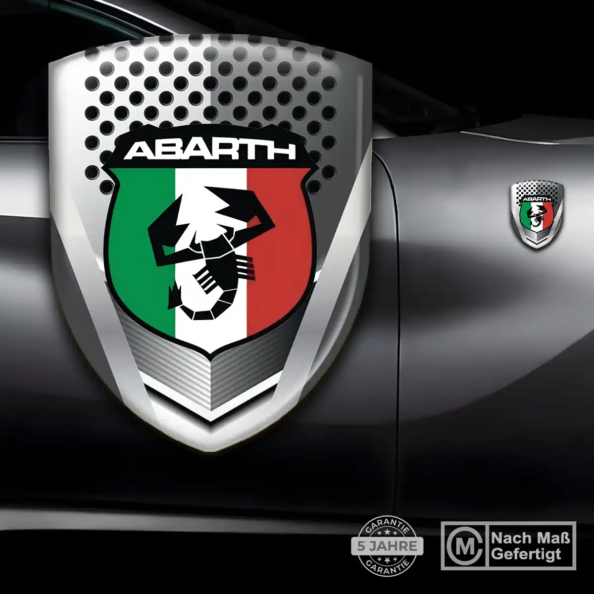 Abarth Wappen Aufkleber Hohe Qualität