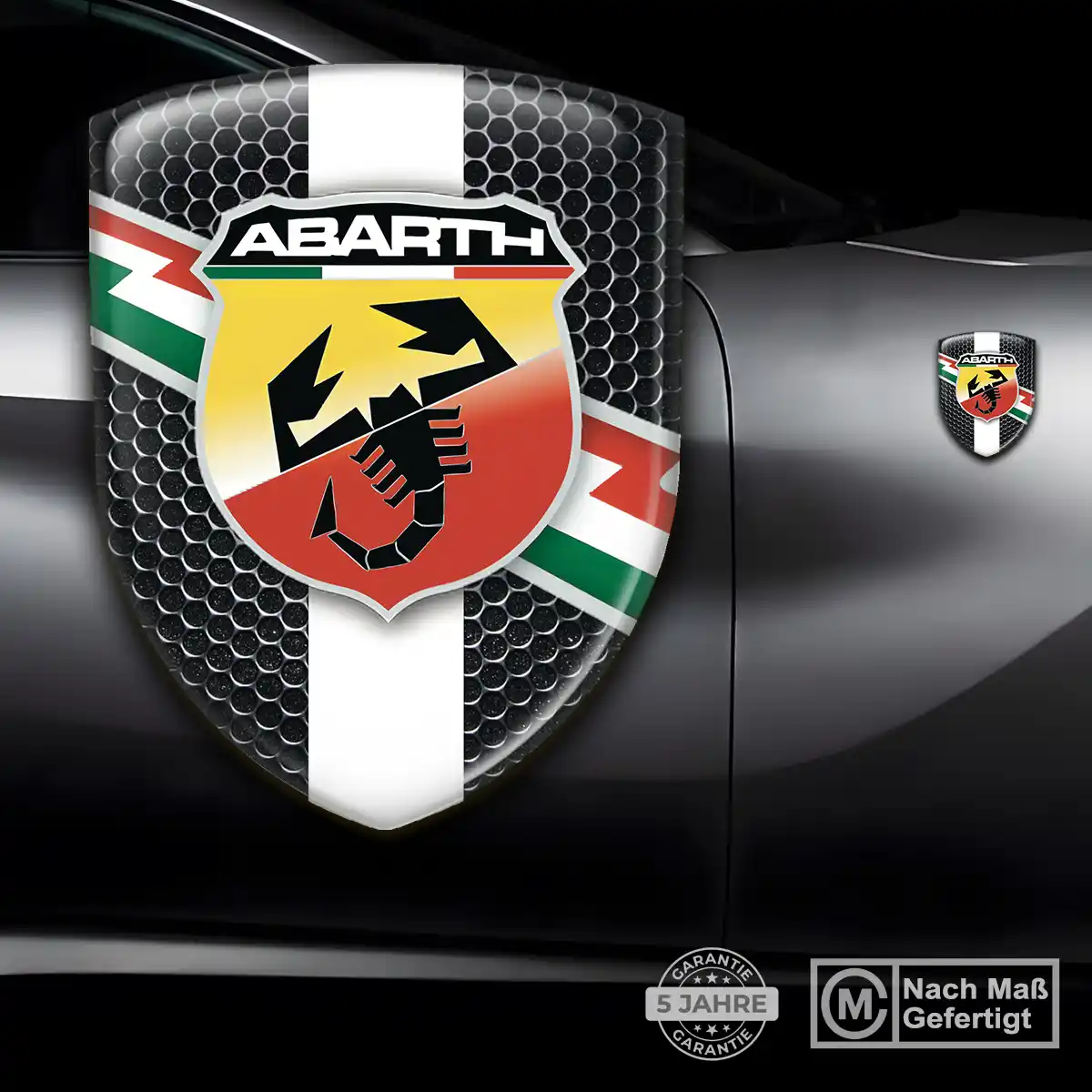 Abarth Wappen Aufkleber Interieurdesign
