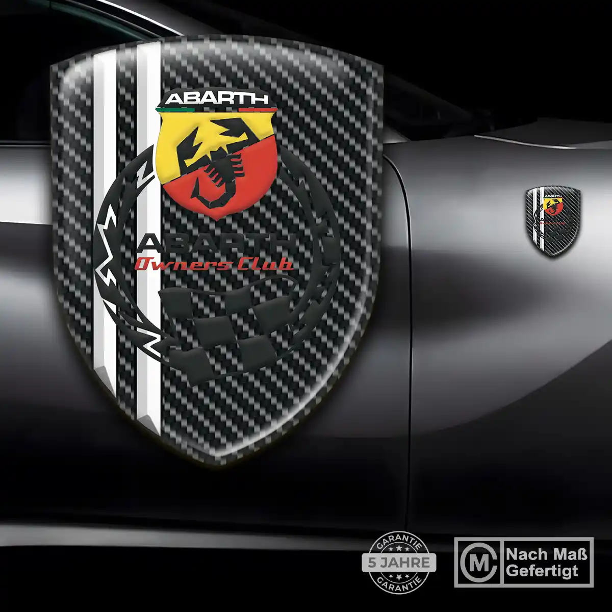 Abarth Wappen Aufkleber Limitierte Auflage