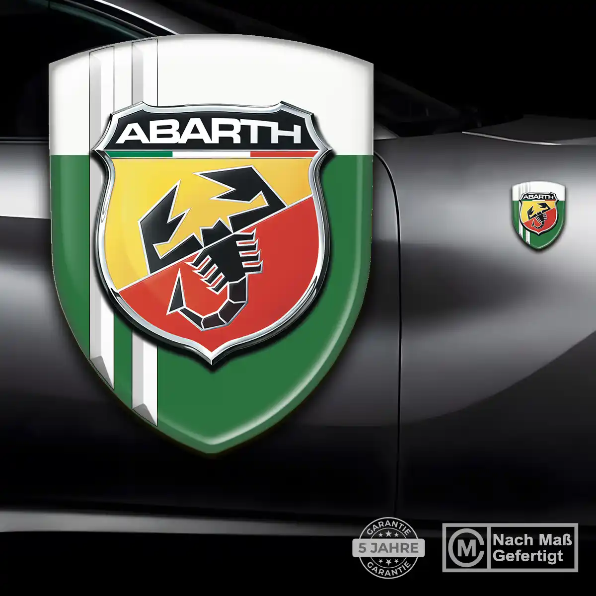 Abarth Wappen Aufkleber Luxus-Edition