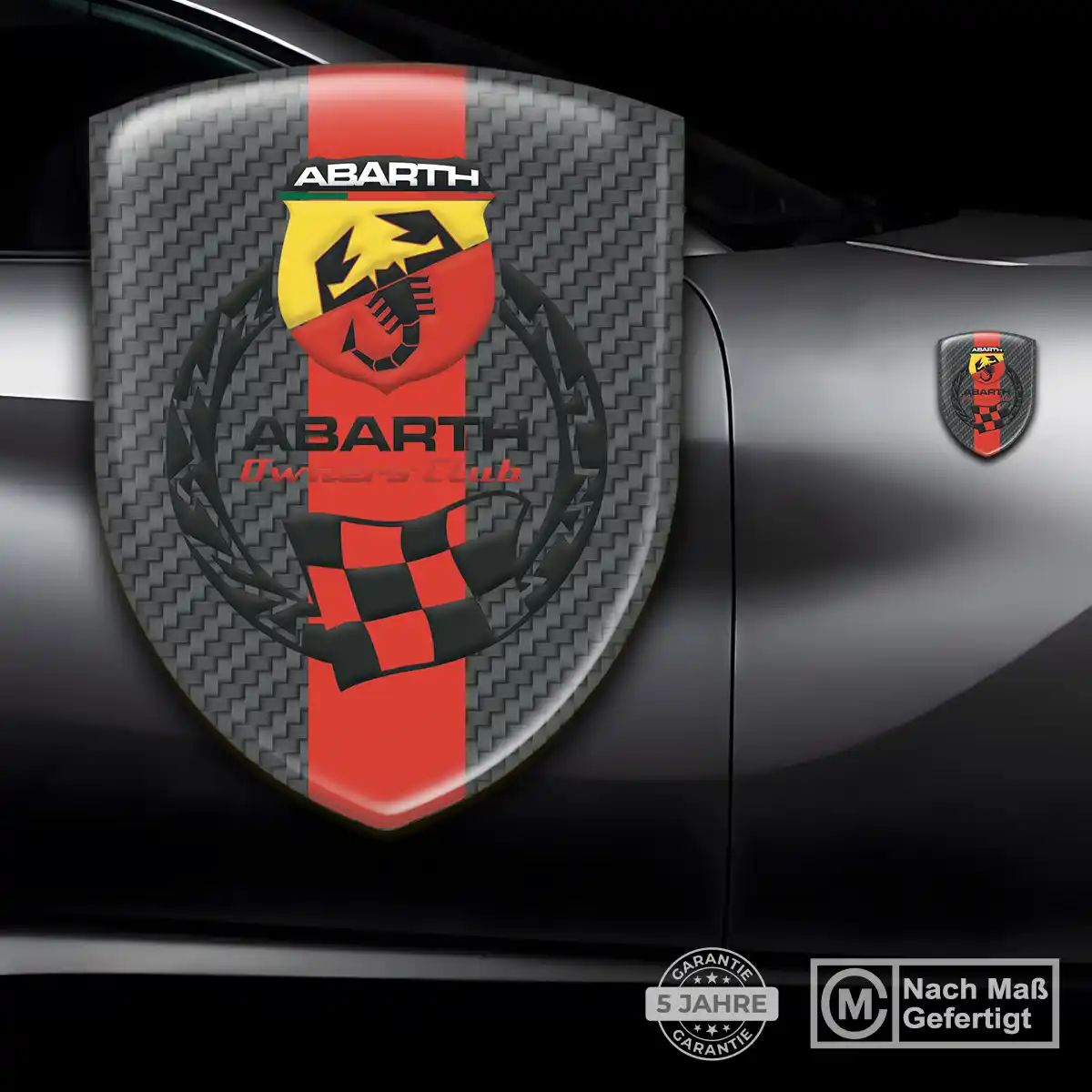 Abarth Wappen Aufkleber Markenedition