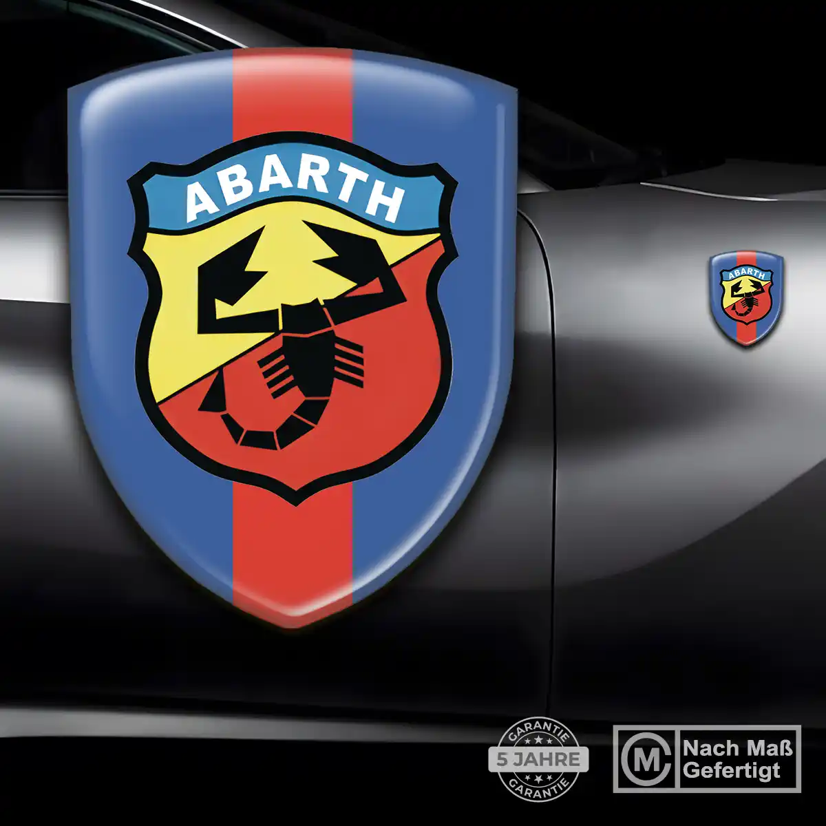 Abarth Wappen Aufkleber Premiumqualität