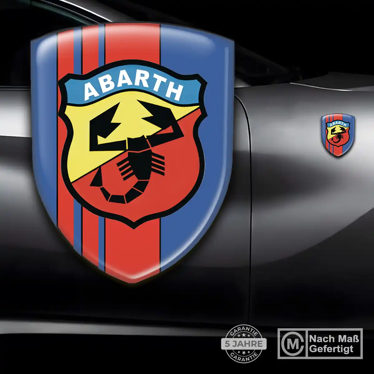 Abarth Wappen Aufkleber Spitzenqualität