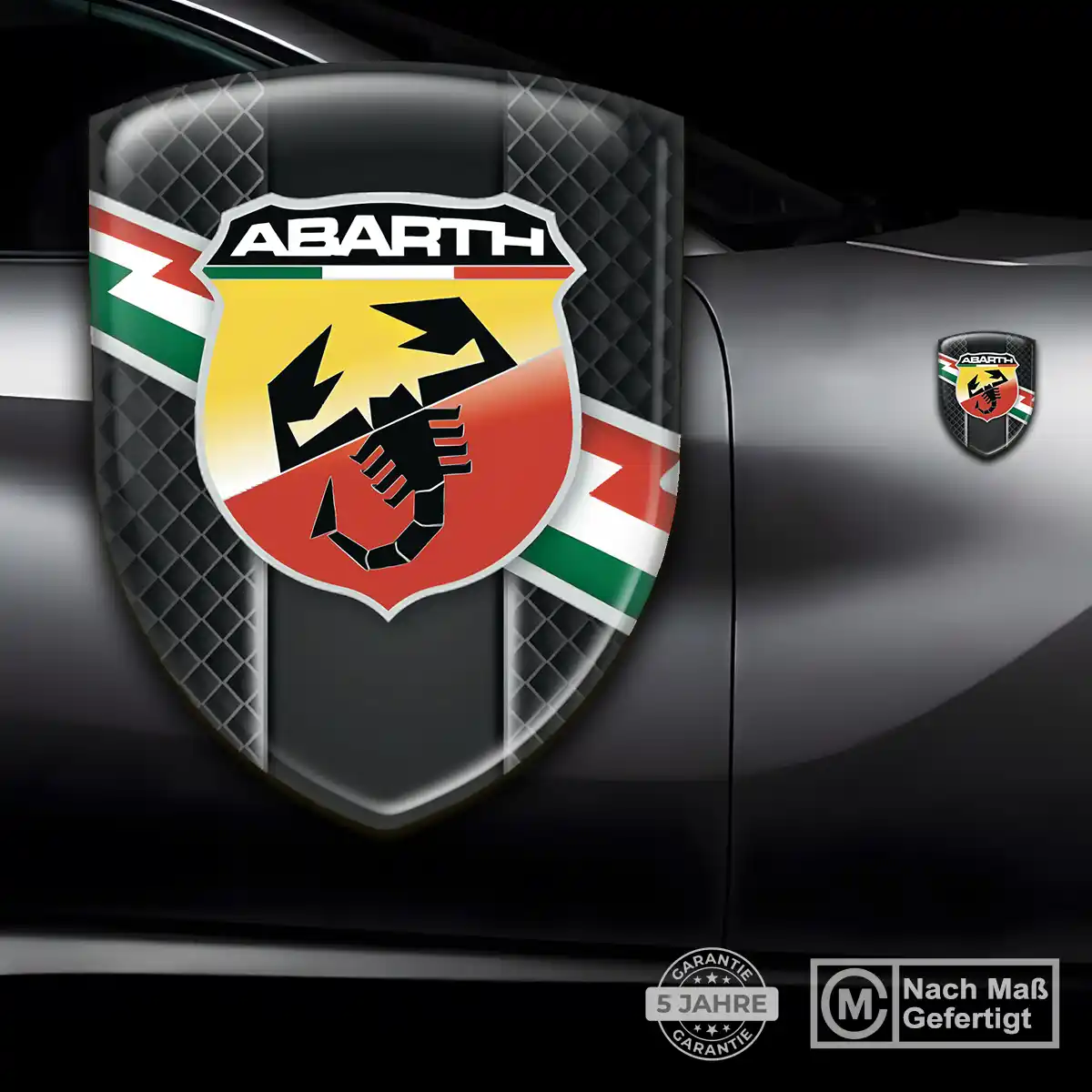 Abarth Wappen Emblem Aufkleber Auto Limitierte Auflage
