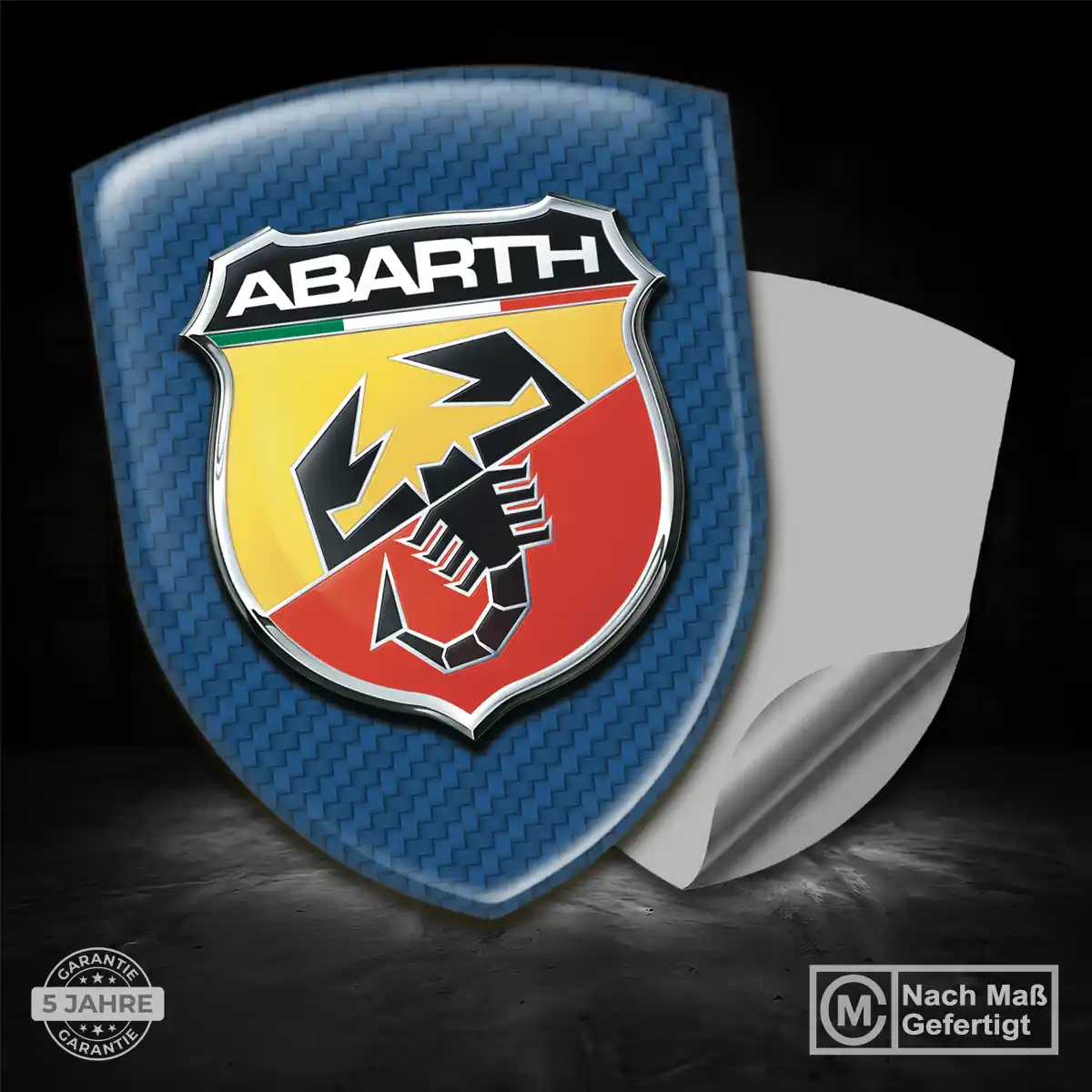 Abarth Wappen Emblem Aufkleber Auto Premiumqualität