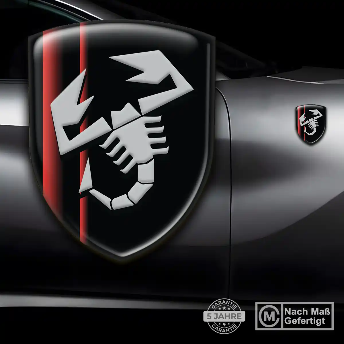 Abarth Wappen Emblem Aufkleber Limitierte Auflage