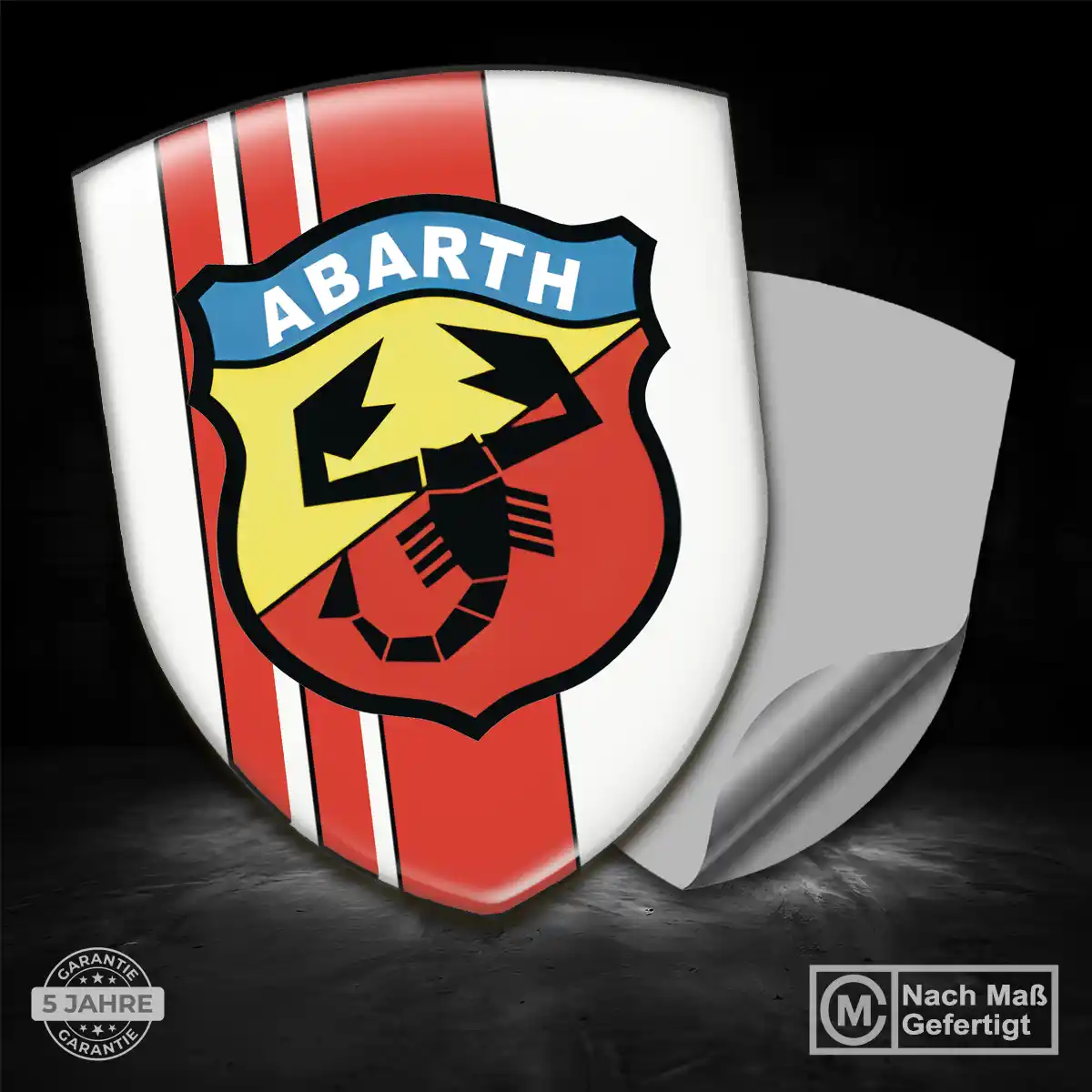 Abarth Wappen Emblem Ausdrucksstarkes Design