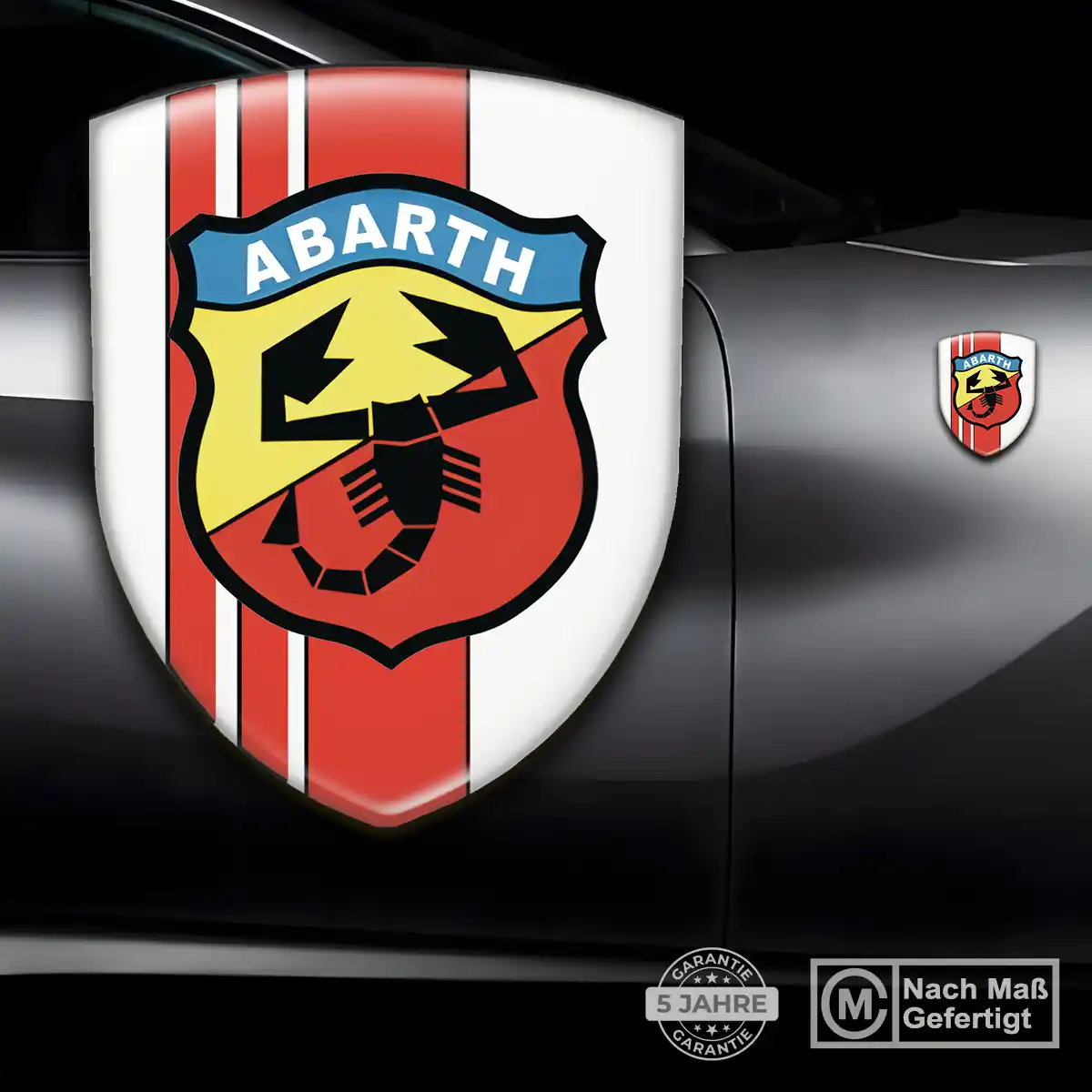Abarth Wappen Emblem Ausdrucksstarkes Design